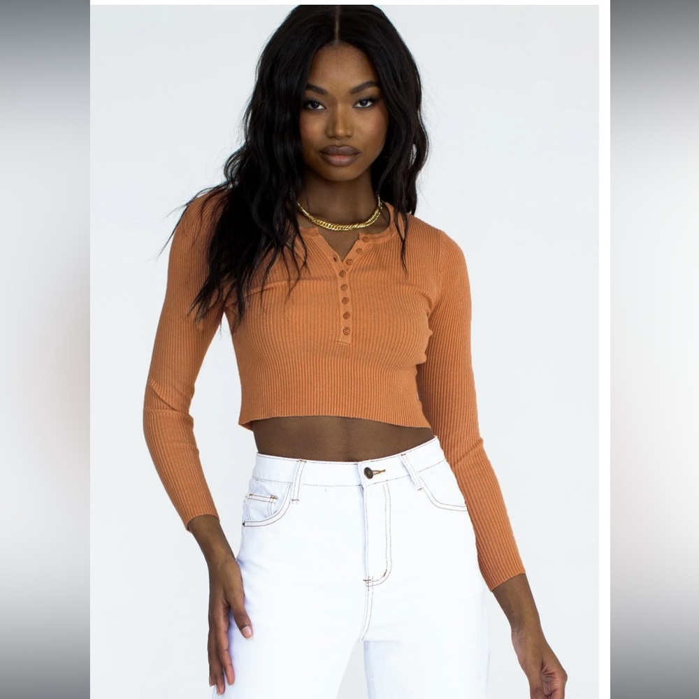 Cropped long sleeve Princess Polly Top